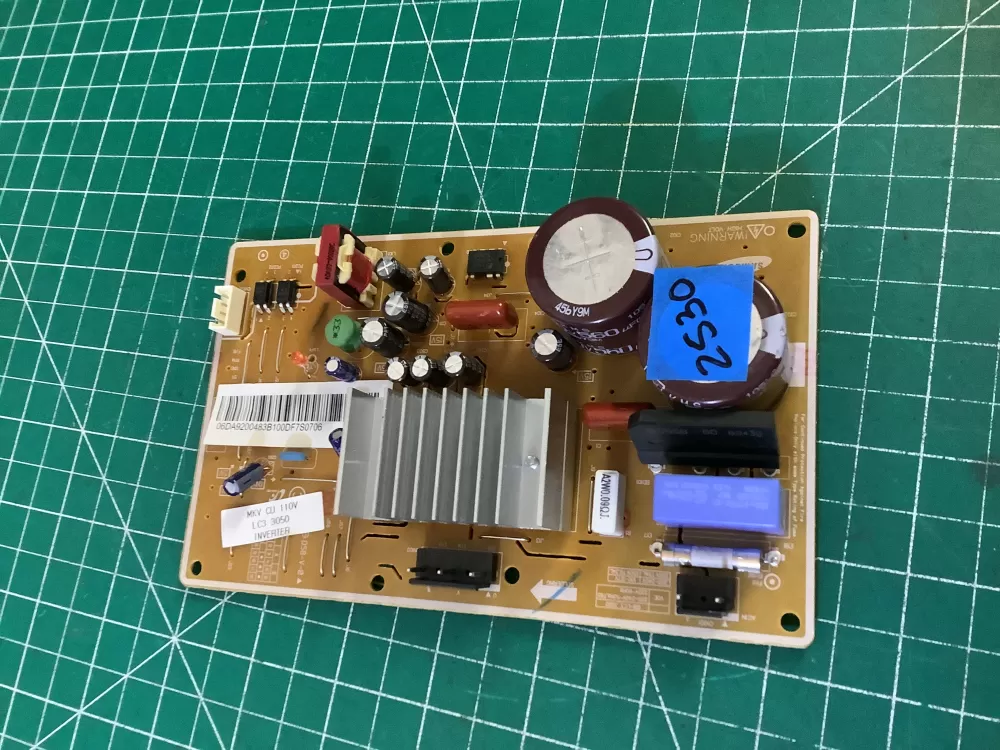 Samsung DA92-00483B Refrigerator Control Board Inverter AZ189487 | NR2530