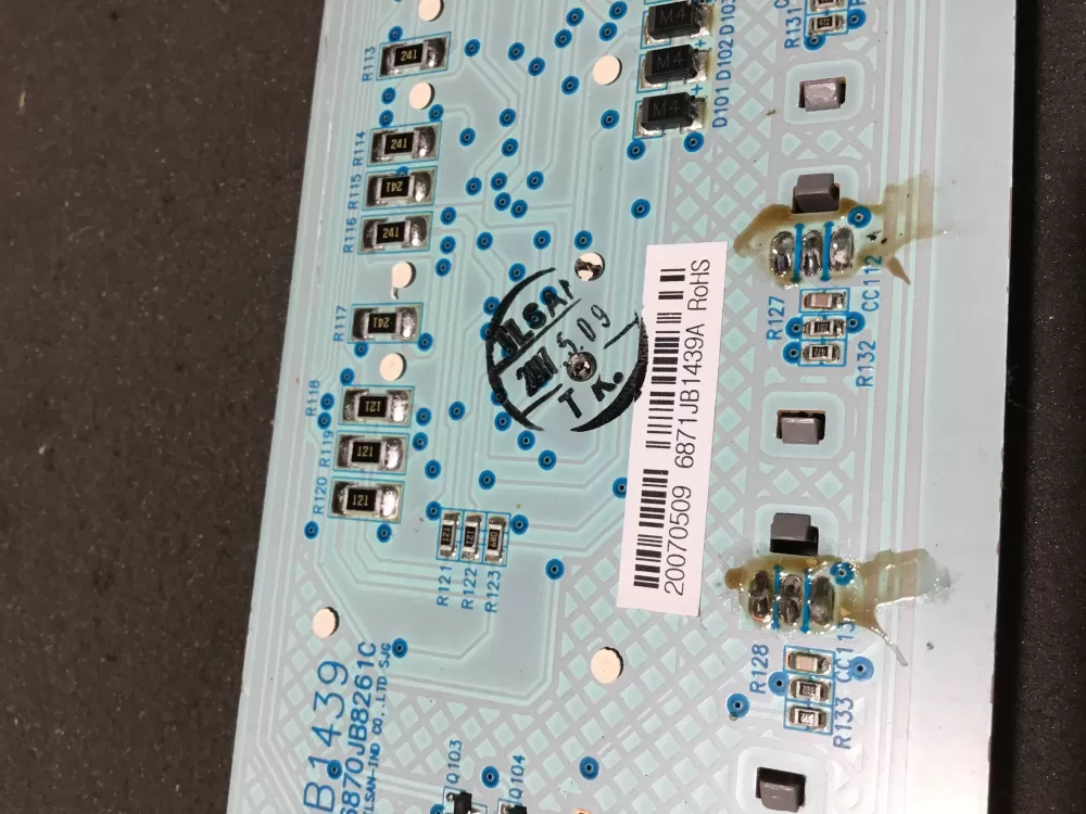 Kenmore LG 6871JB1439A Refrigerator Dispenser Board AZ107432 | NR489