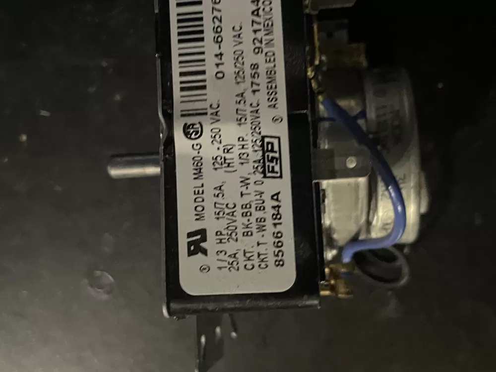 Whirlpool 8566184A 8566184 WP8566184 AP6013380 Dryer Timer AZ38276 | Wm511