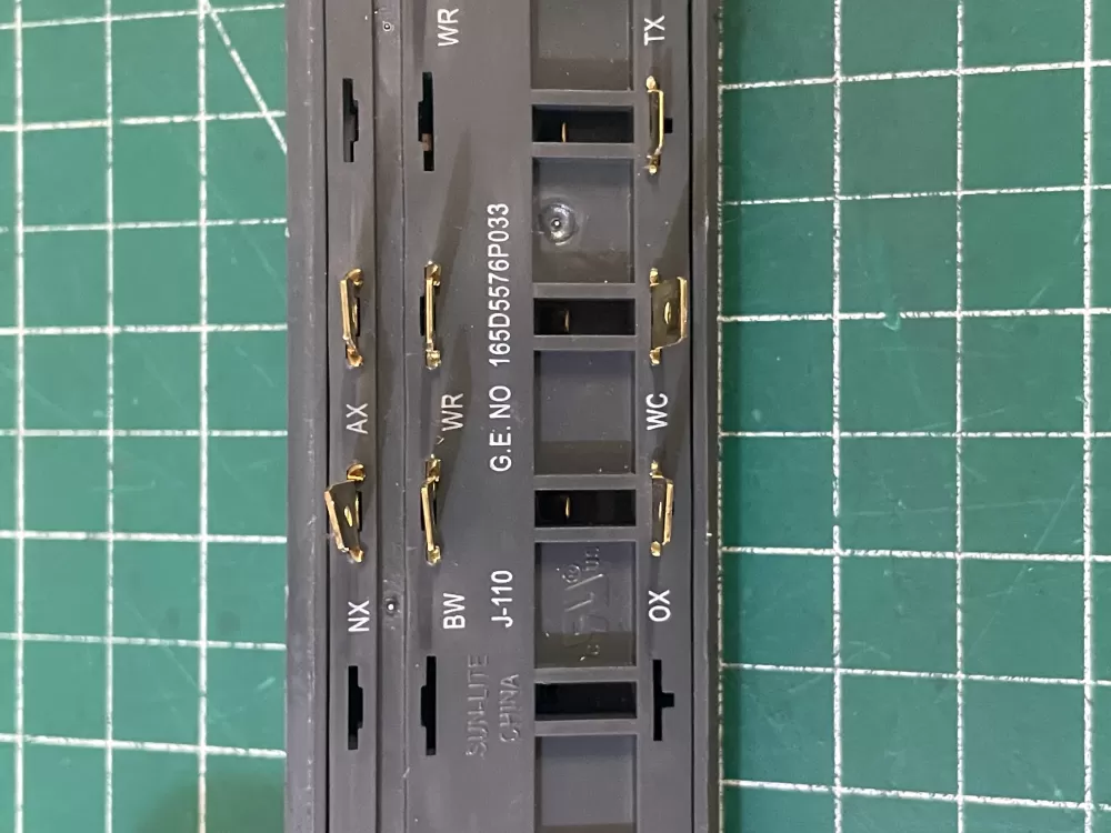 GE Hotpoint 165D5576P033 Dishwasher Button Control Panel AZ194210 | KM1584