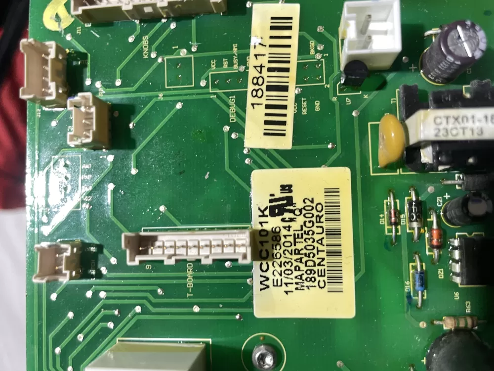 GE 189D5035G002 WH12X20274 Washer Control Board AZ137200 | Wm2360