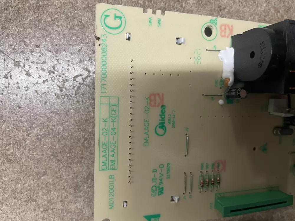 GE MD12001LB EMLAAGE-04- 17170000008243 Microwave Control Board AZ10767 | KM1587