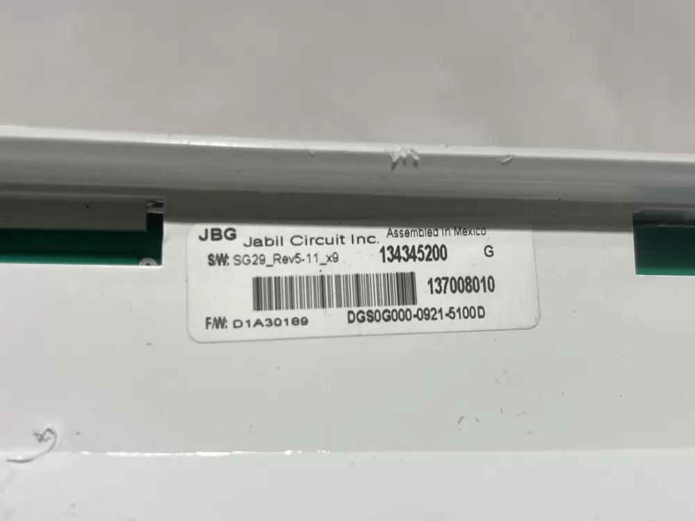 Frigidaire 134345200 AP3851384 EL1344076 Dryer Control Board AZ111986 | Wmv662