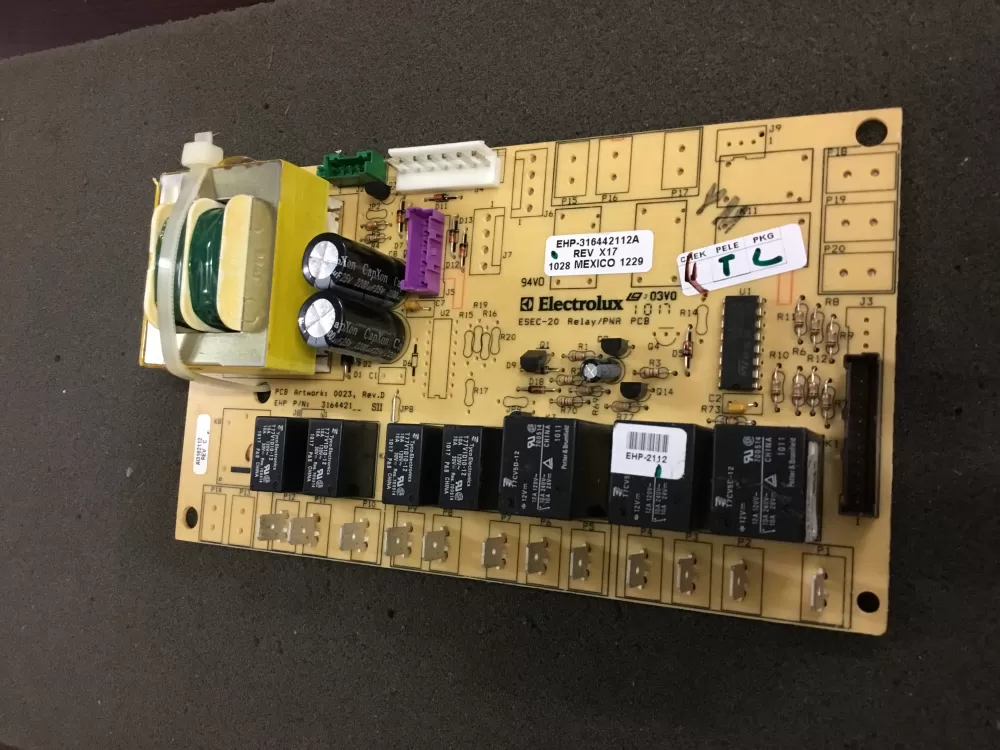 Kenmore  Frigidaire  Electrolux 316442112  316442112A  AP3965656  1197110  AH1528146  EA1528146  PS1528146 Oven Relay Control Board