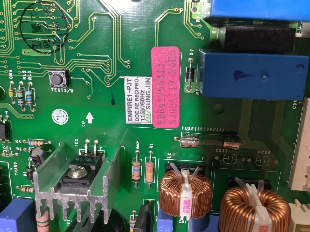 LG EBR41956413 Refrigerator Control Board AZ138834 | BG339