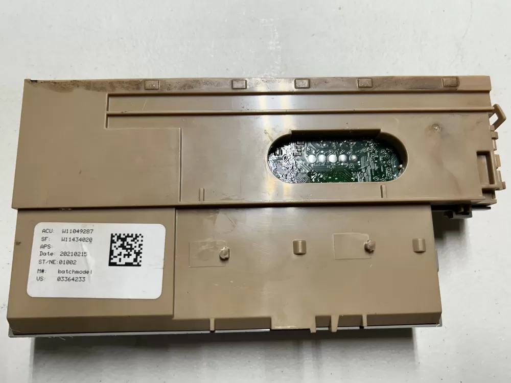 KitchenAid Whirlpool Maytag W11049287 Dishwasher Control Board AZ379 | Sk452