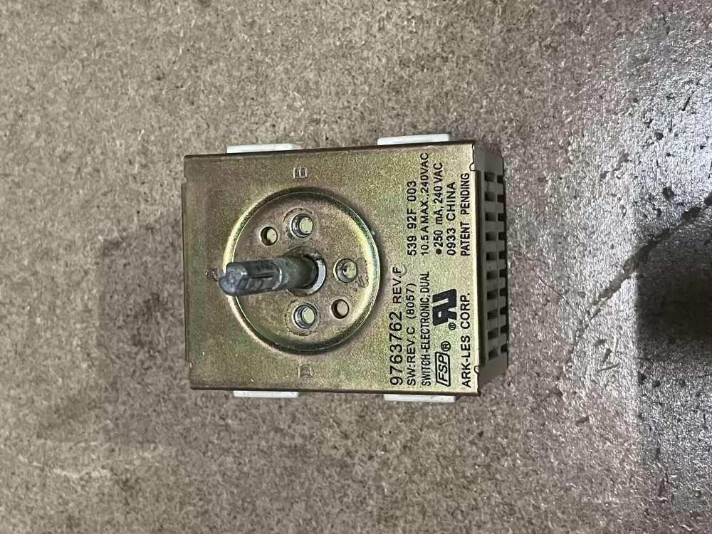 KitchenAid  General Electric AP6014172 9763762 WP9763762 PS11747407 Range Control Board Surface Switch