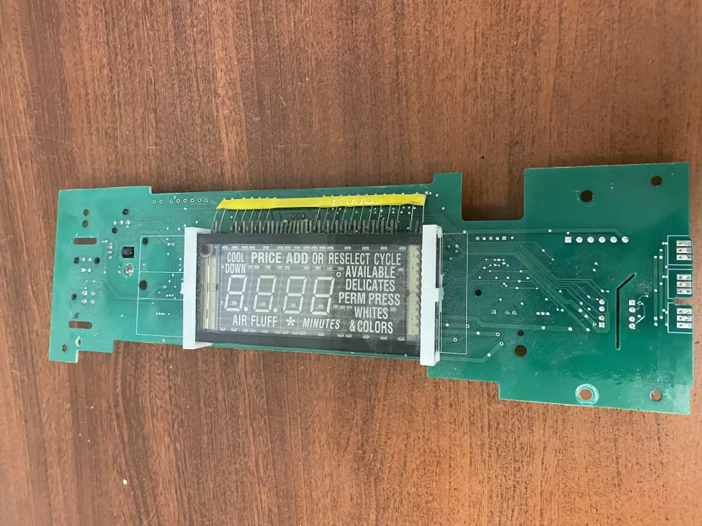 Whirlpool  Maytag W10166387 Dryer Control Board Display Used