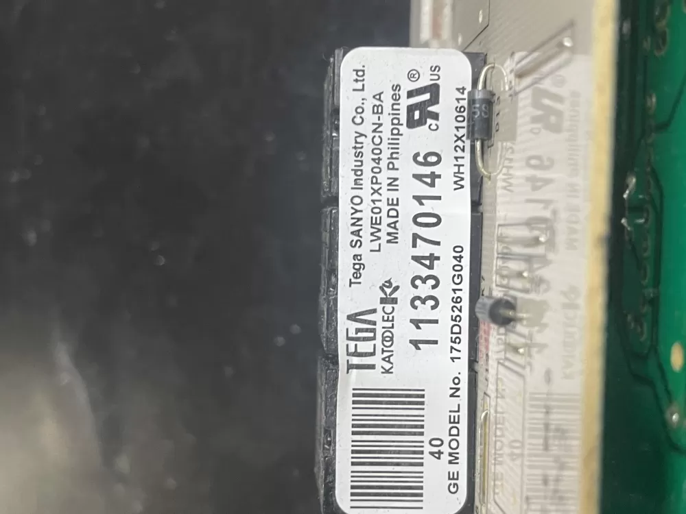 GE 175D5261G040 EBX1129P004 WH12X10614 Washer Control Board AZ22709 | WM1223