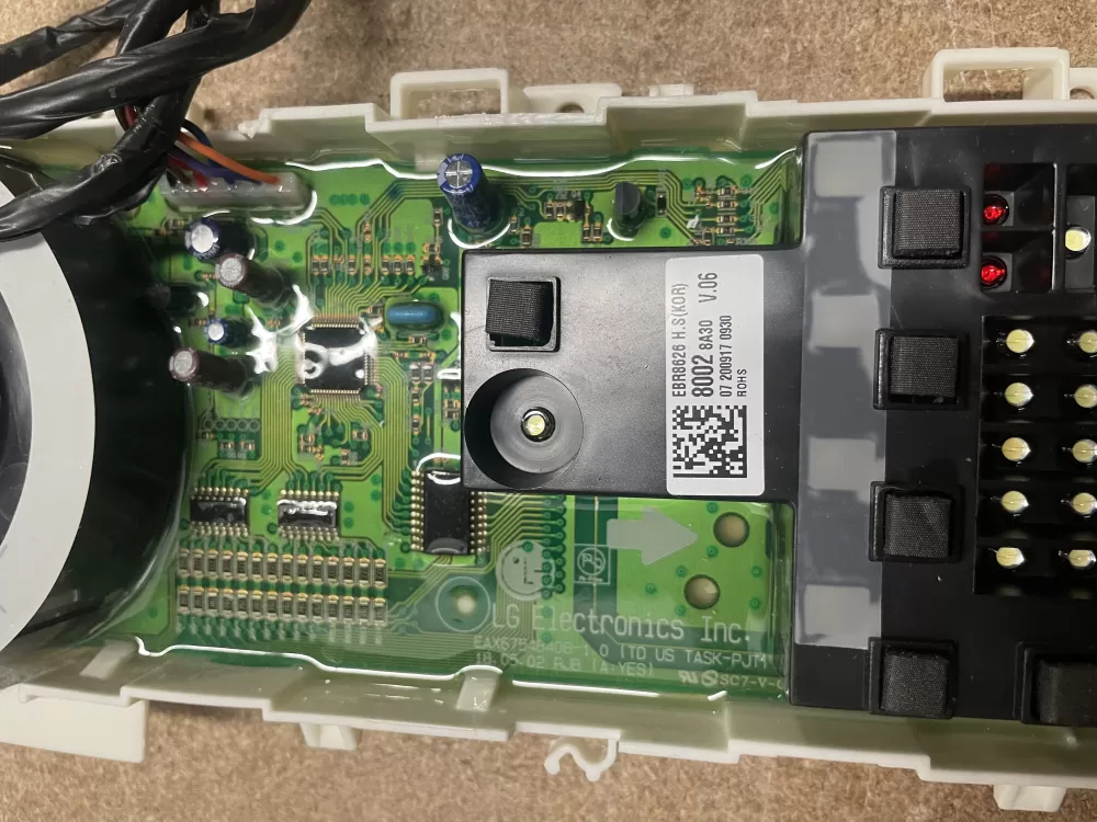 LG Dryer Control Board EBR8626880 User Interface AZ4637 | KMV224