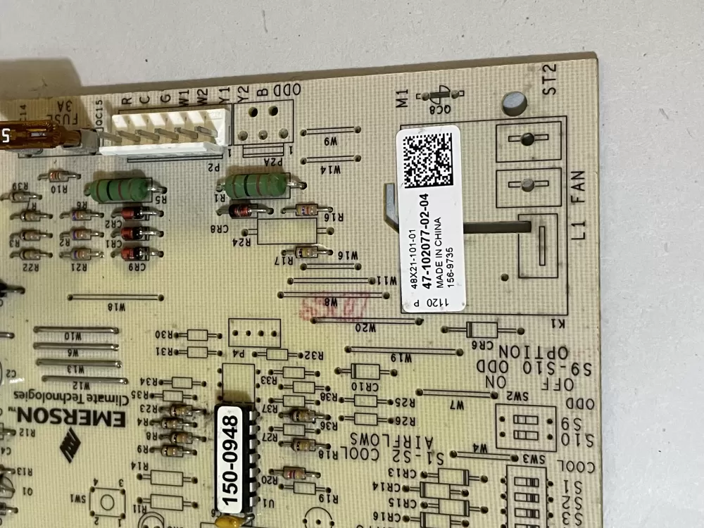 Rheem Air Handler Control Board 47-102077-02-04 156-9735 AZ129799 | KM2327
