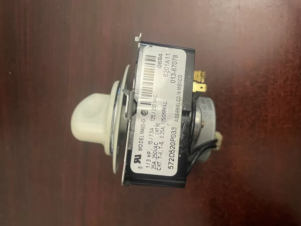 GE 572D520P033 WE4M334 Dryer Timer