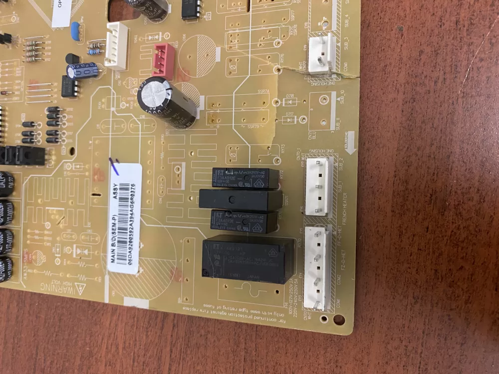 Samsung DA92-00592A DA92-00592B Refrigerator Control Board AZ42002 | BK1733