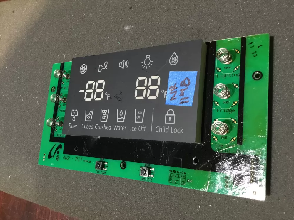 Samsung DA41-00540J Refrigerator Display Control Board Display AZ88189 | NR1148