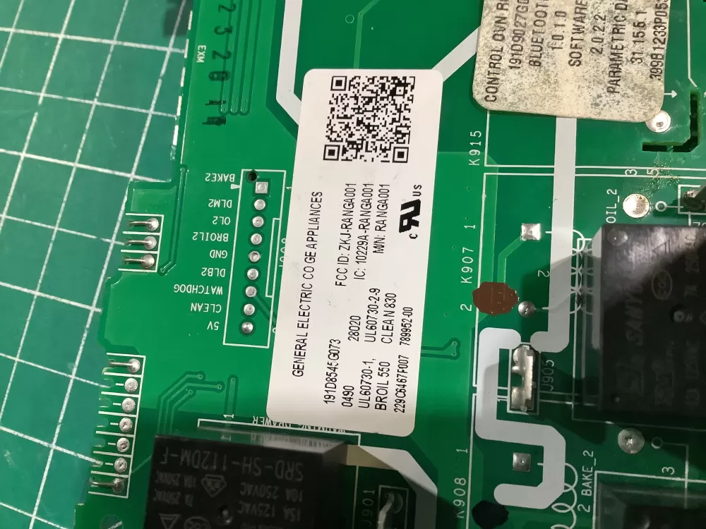 GE 191D8545G073 Range Oven Control Board AZ147435 | NR2471