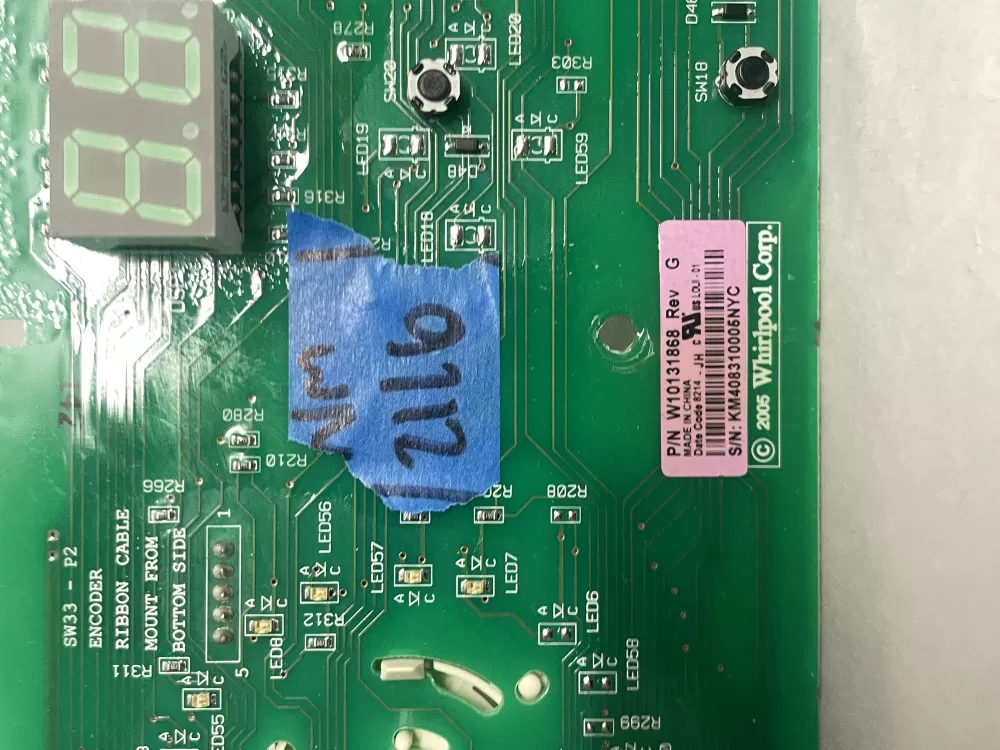 Whirlpool Kenmore W10131868 W10131874 Washer Control Board AZ209685 | Wm2116