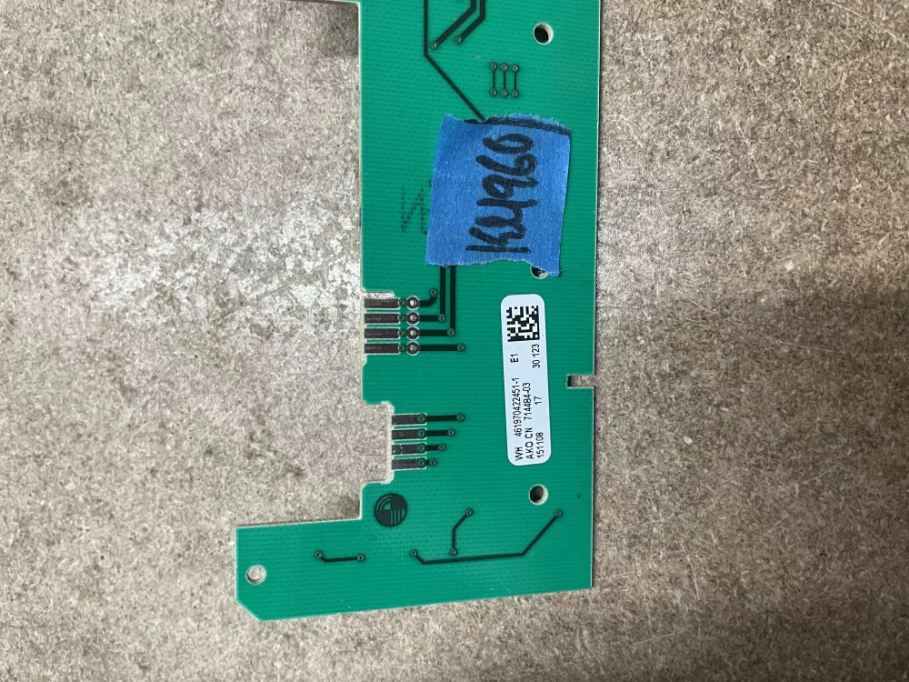 Maytag W10192981 Whirlpool Washer Control Board AZ15616 | KM960