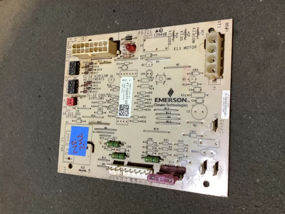 Rheem Emerson 47 102077 03 48e21 101 01  Control Board AZ110576 | NR242