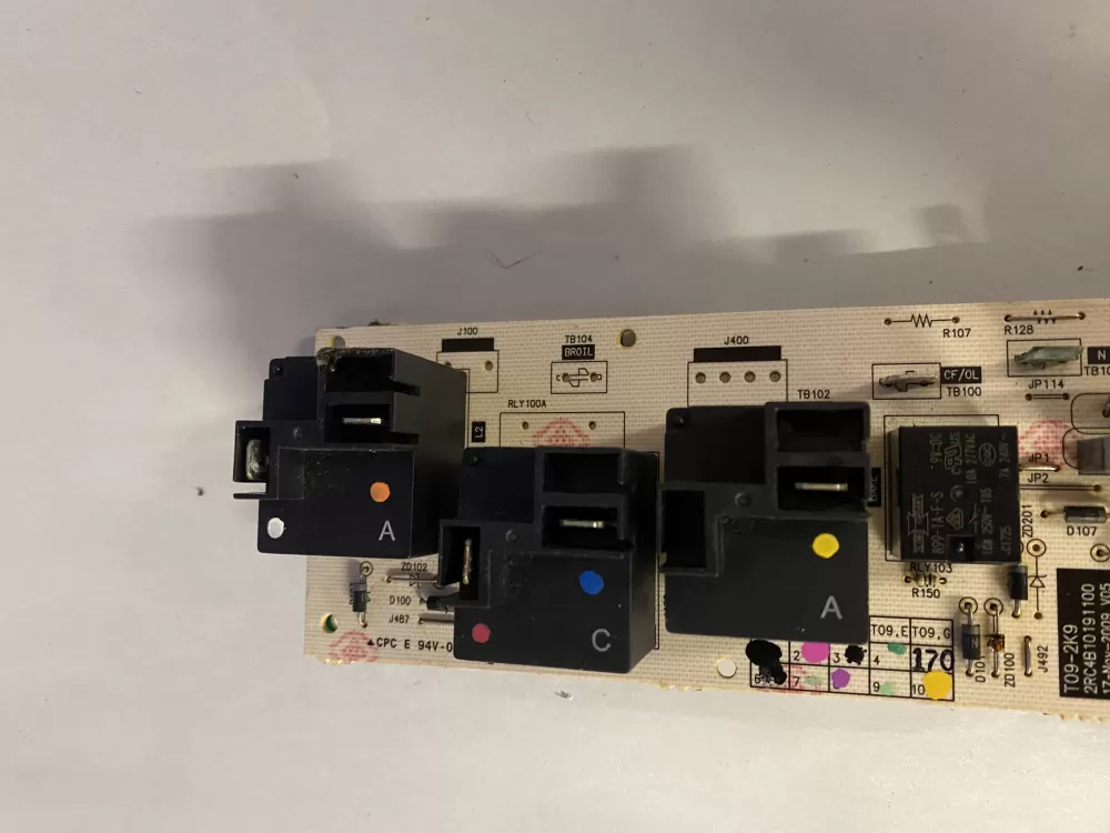 GE 2RC4B10191100 T09 2K9 Range Oven Control Board AZ219351 | BK751