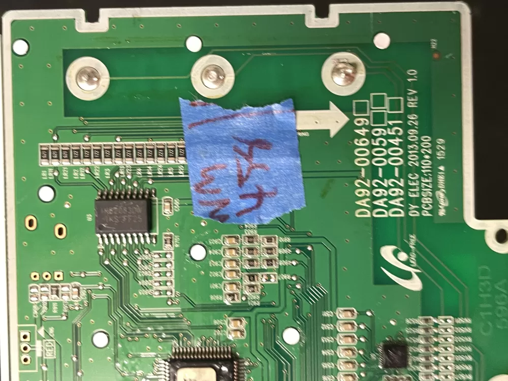 Samsung DA92 00649A Refrigerator Control Board Dispenser AZ37274 | Wm458