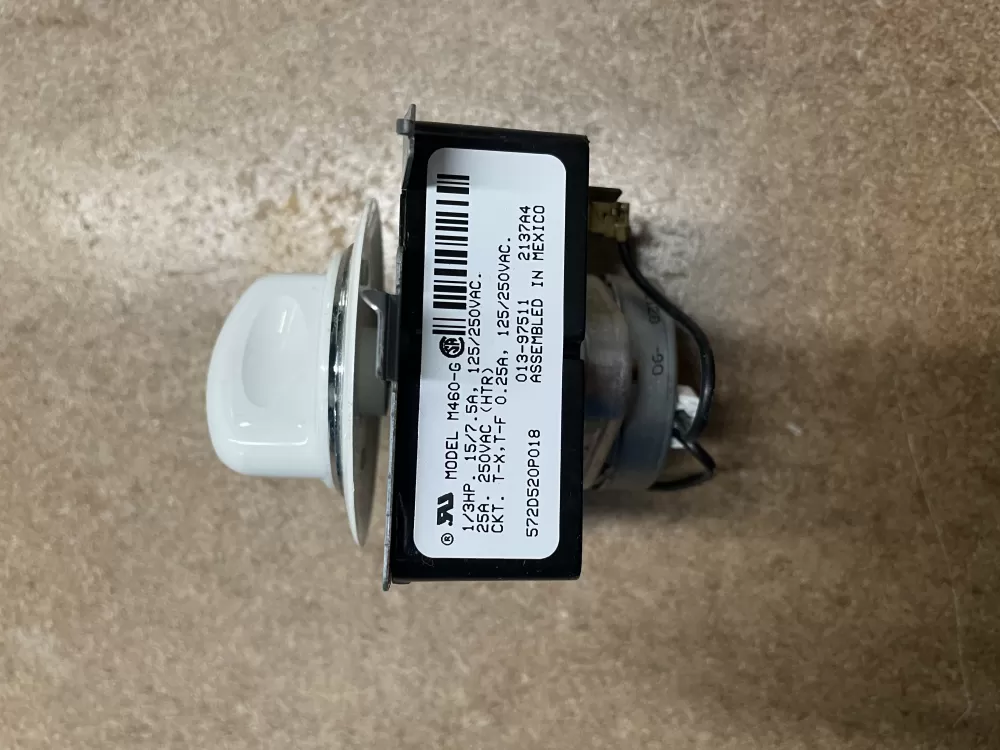 GE 572D520P018 M460-G 175D2308P009 WE4M188 Dryer Timer