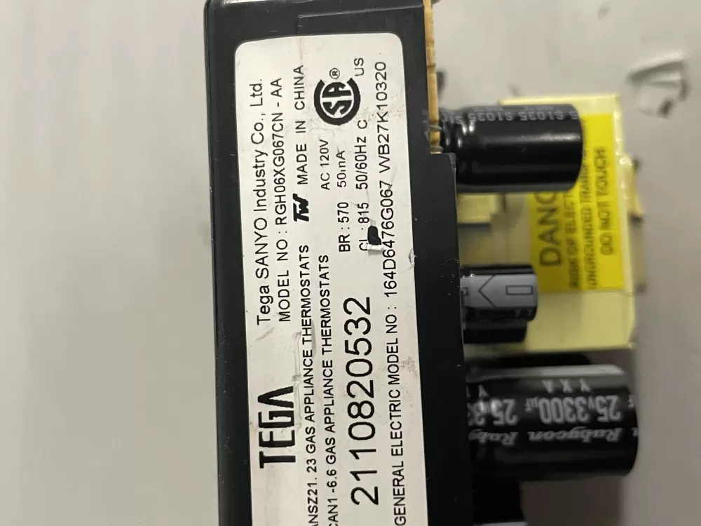 GE 164D6476G067 WB27K10320 Range Control Board Clock AZ204999 | Wmv911