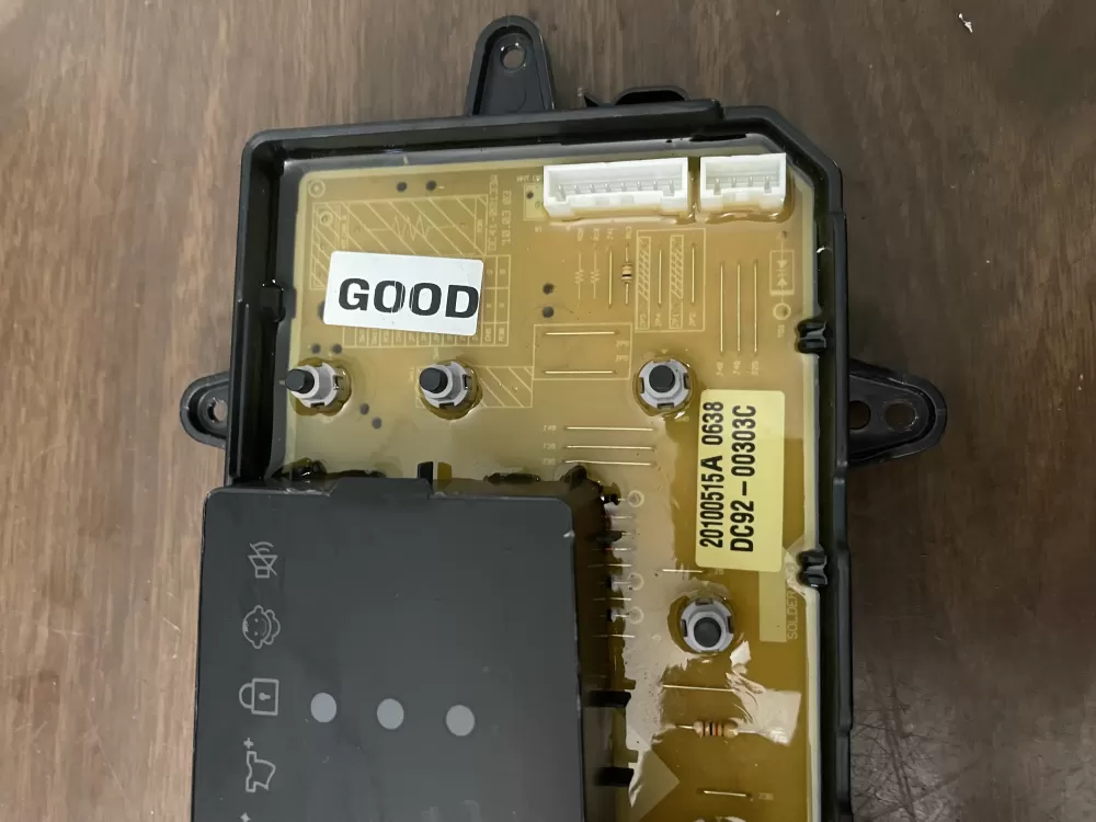 Samsung PDC92 00303C Washer Control Board User Interface  AZ99288 | KMV139