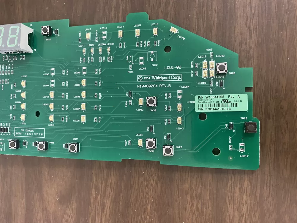 Whirlpool W10544205 WPW10536854 W10536854 Washer Control Board AZ39932 | BK970