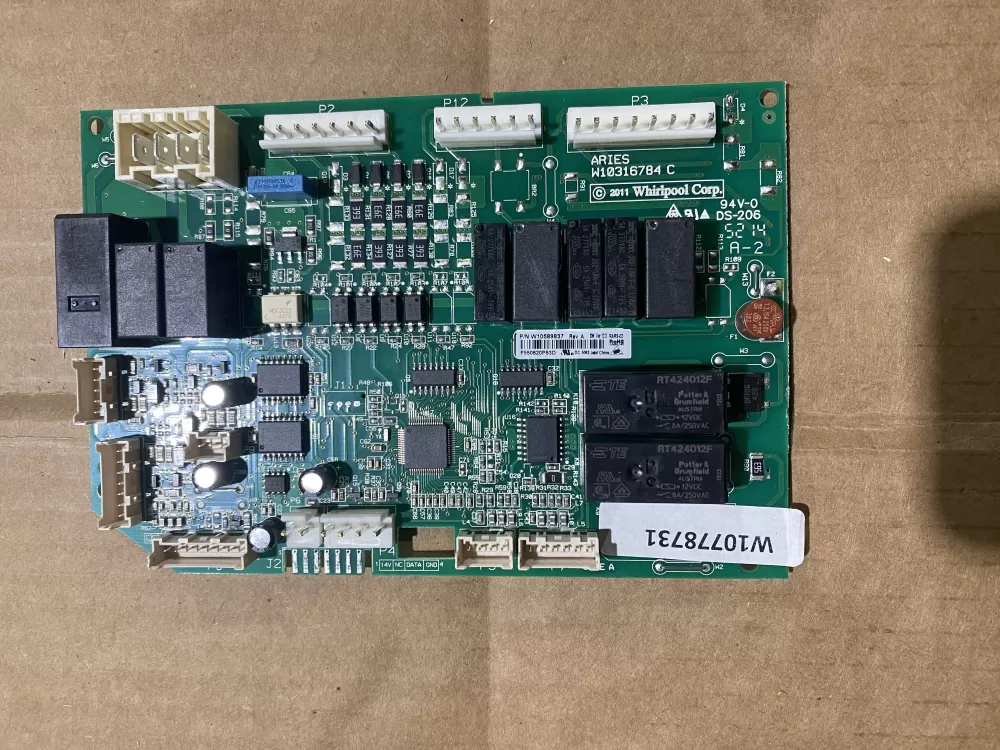 Whirlpool  Maytag  KitchenAid  Kenmore W10589837 WPW10589837 PS11756599 Refrigerator Control Board