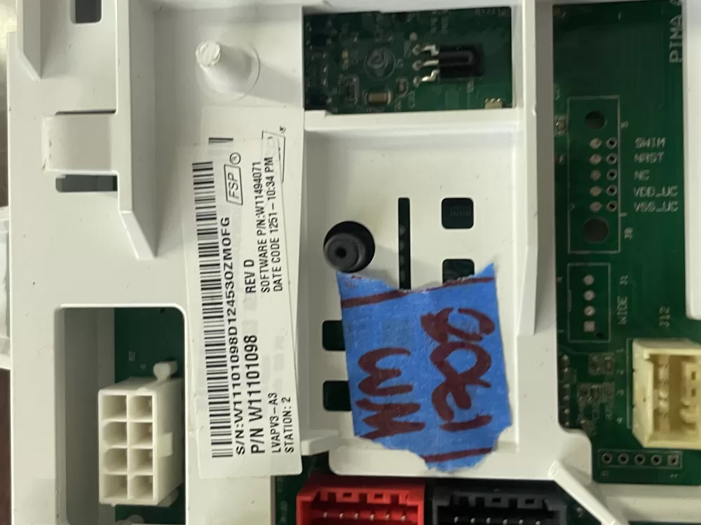 Whirlpool Maytag W11101098 W11170317 Washer Control Board AZ40649 | Wm1708