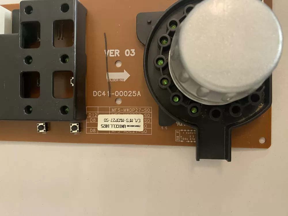 Samsung DC92-00124A MFS-MW3E27-S0LF Washer Control Board AZ113656 | BK1134