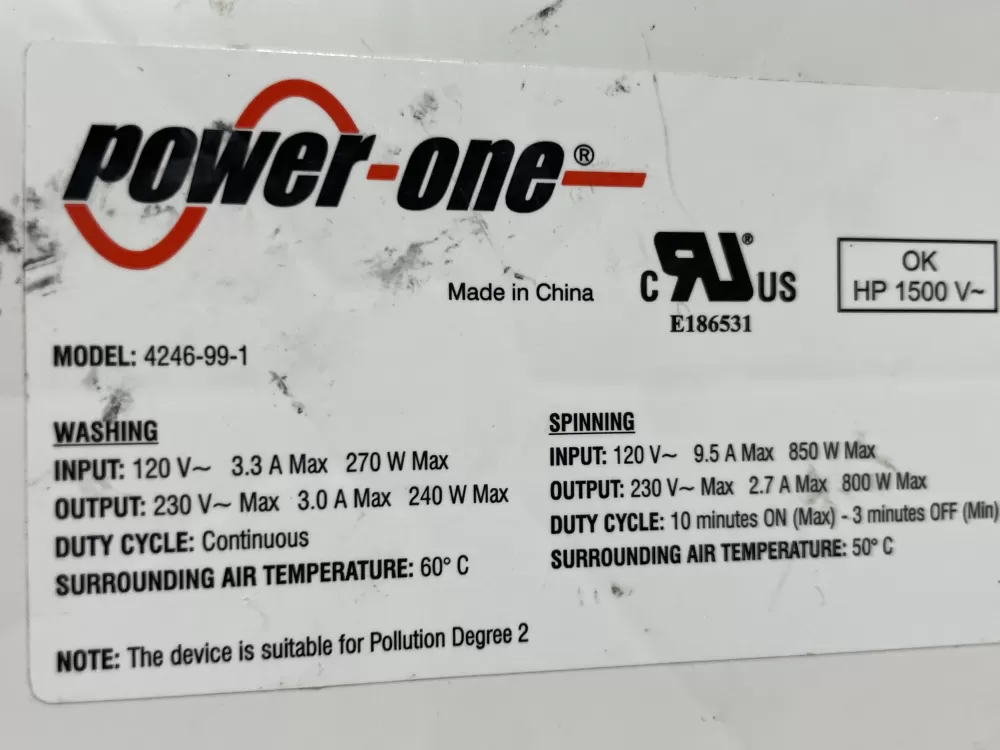 Kenmore E186531 Washer Control Board AZ142814 | Wmv755