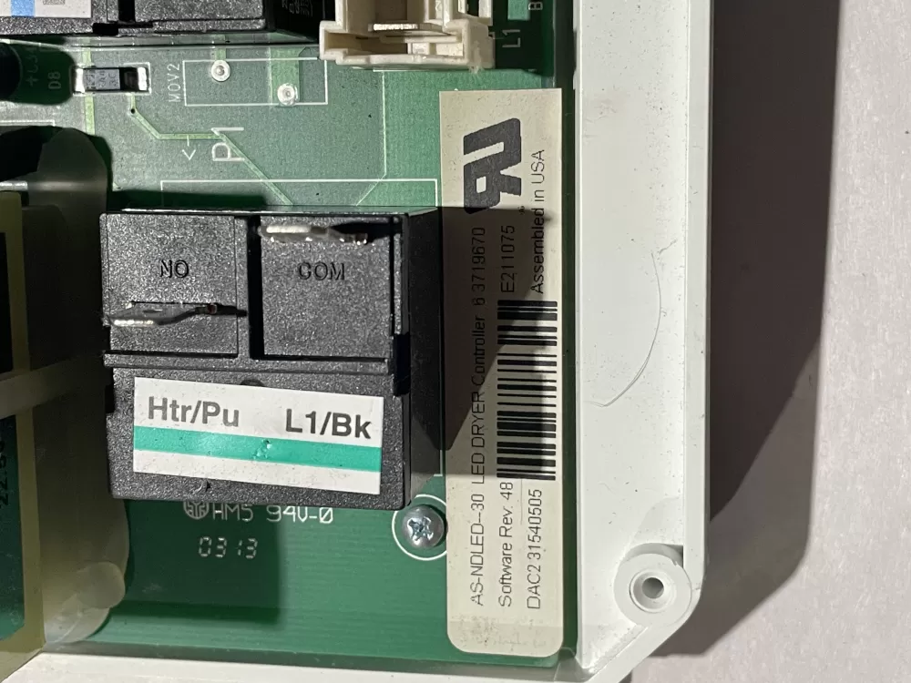 Maytag 6 3719670 Dryer Control Board AZ189171 | KM2646