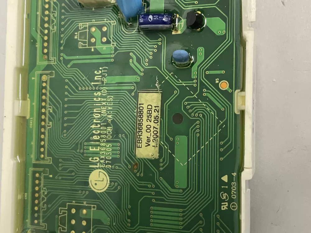 LG EBR36858801 EAX36858001 Dryer Control Board AZ227236 | Wmv68