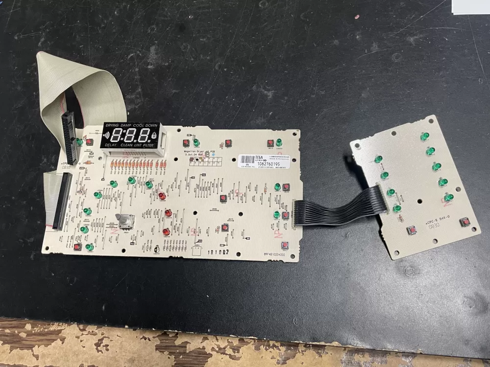 GE 212D1119P005 WE4M385 Dryer Control Board