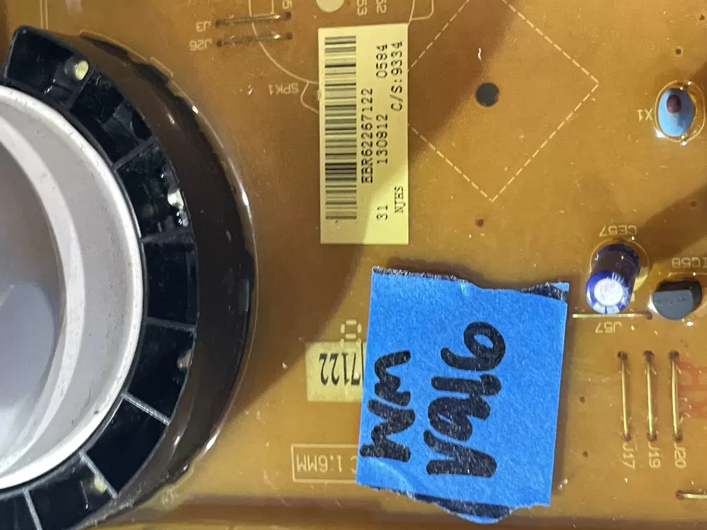 LG EBR62267117 EBR62267122 PS7792454 Washer Control Board AZ205309 | Wmv916