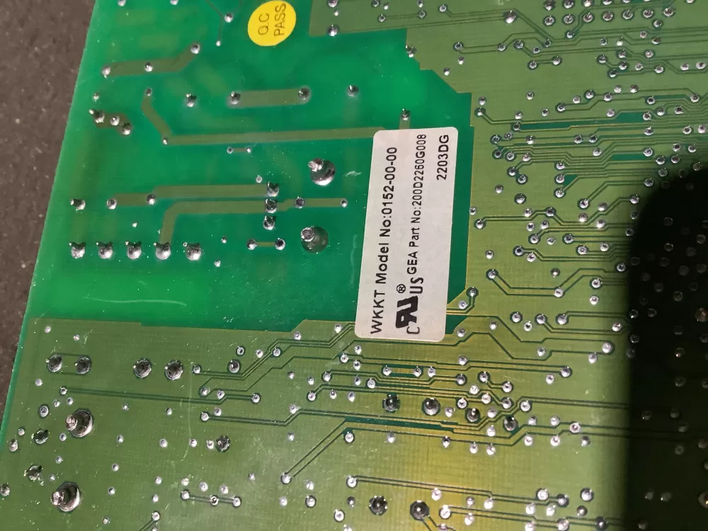 GE 200D2260G008 AP7188100 Refrigerator Control Board AZ124747 | NR2270