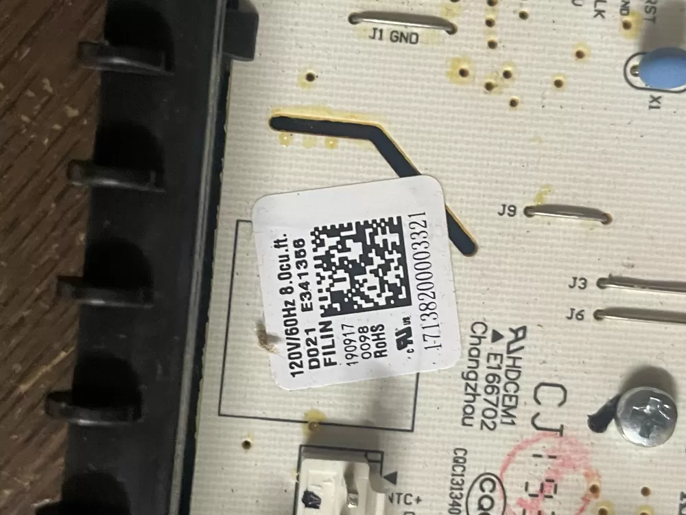 Midea 17138200003321 AP7095914 Dryer Control Board AZ45588 | Wm515