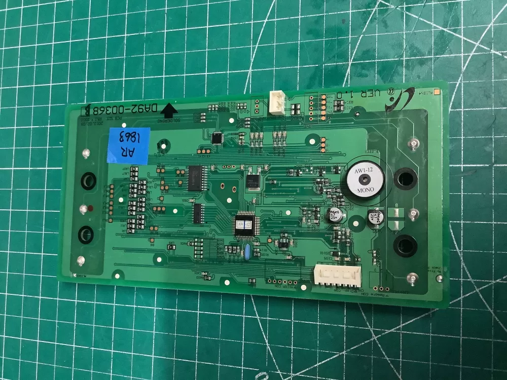 Samsung DA92-00368 B Refrigerator Dispenser UI Control Board AZ201448 | AR1863