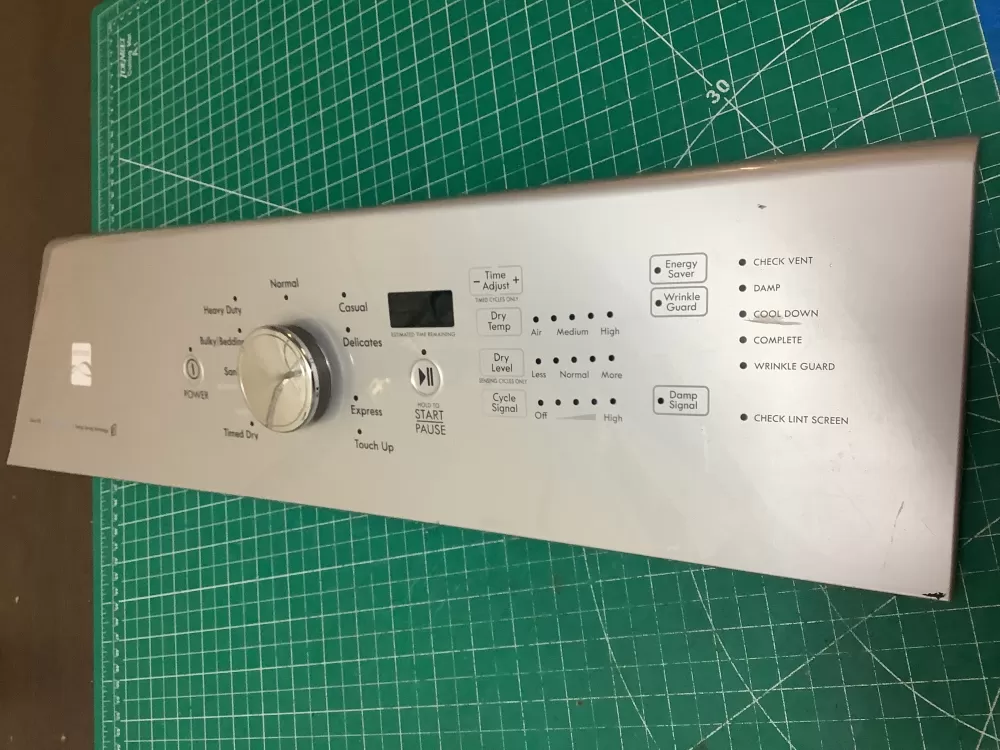 Kenmore W10793506 W10645167 W10645168 Dryer Control Board Panel Console