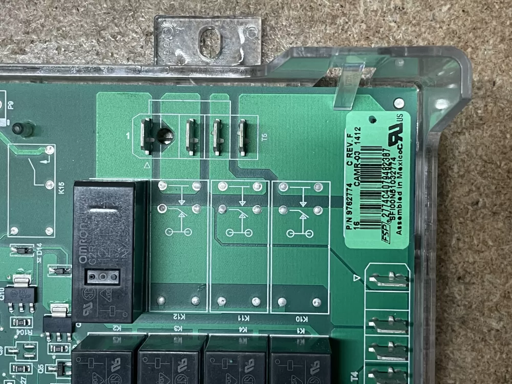 KitchenAid WP9762774 Range Relay Control Board AZ12751 | KM1085