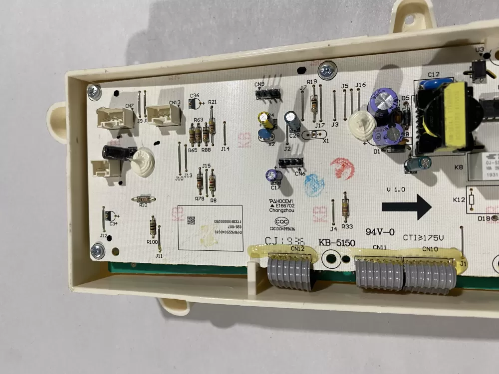 GE WH12X27293 17238100000283 Washer Control Board AZ184291 | BKV859