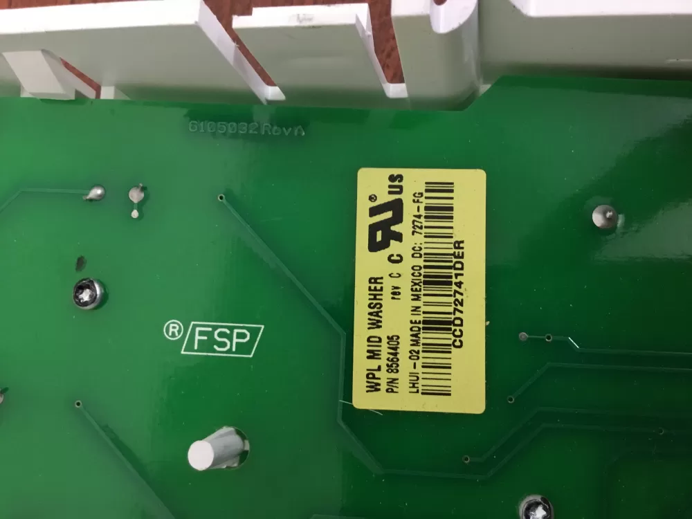 Whirlpool Maytag Kenmore 8571942 8564405 Washer Control Board AZ33320 | NRV366