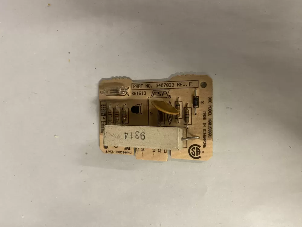 Kenmore  Whirlpool 3398084  AP3097570  2072  3398084R  3407021  3407023  60134  60150  60216  61236  661513  AH345727  EA345727  PS345727 Dryer Control Board
