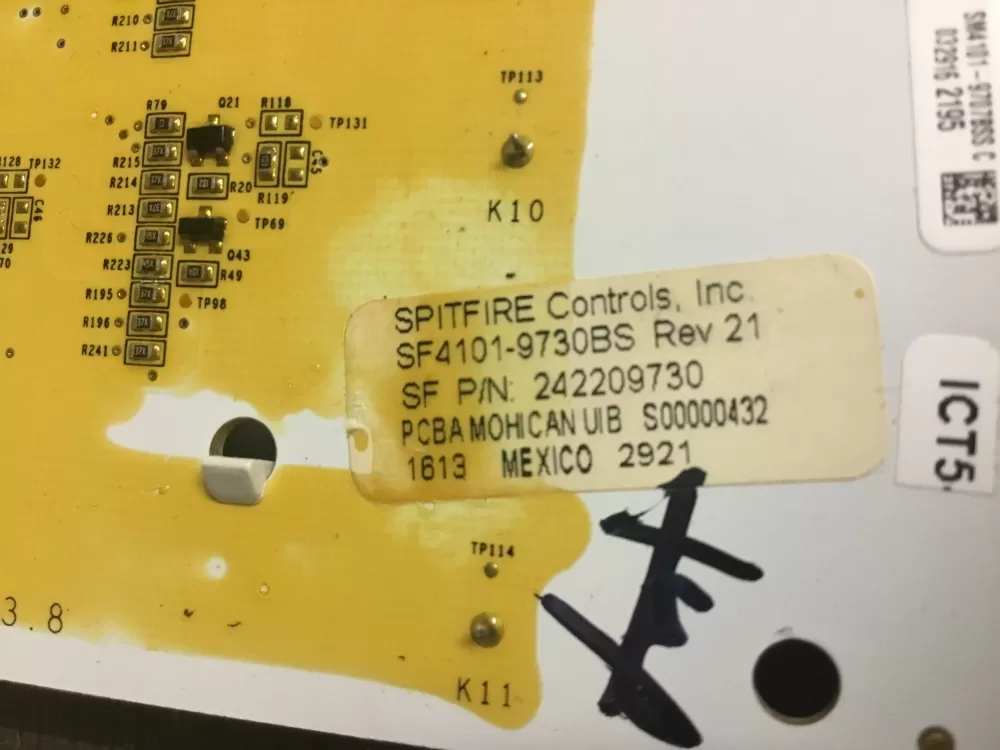 Frigidaire AP6285796 Refrigerator Control Board Display AZ23410 | NR125