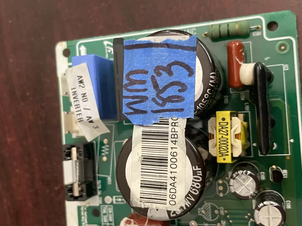 Samsung DA41 00585A 00614B Refrigerator Control Board Inverter AZ81171 | Wm1853