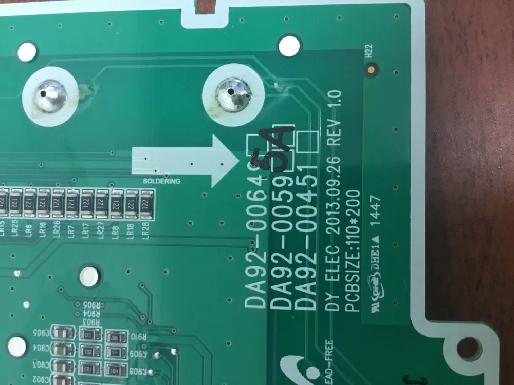 Samsung DA92 00595A Refrigerator Control Board Dispenser AZ34847 | NR505