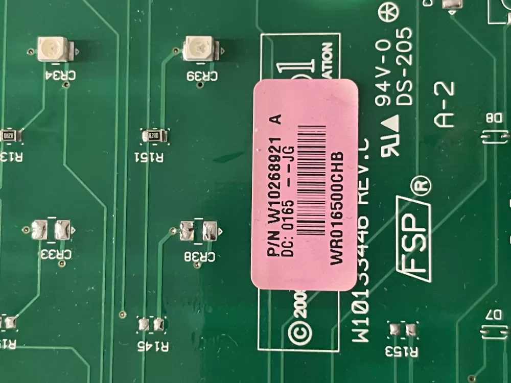 Whirlpool Maytag W10268921 Washer Control Board AZ18891 | WM1244