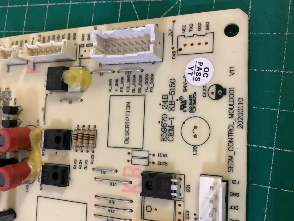 Kenmore E59670 20200110  Refrigerator And Freezer AZ204364 | NR310