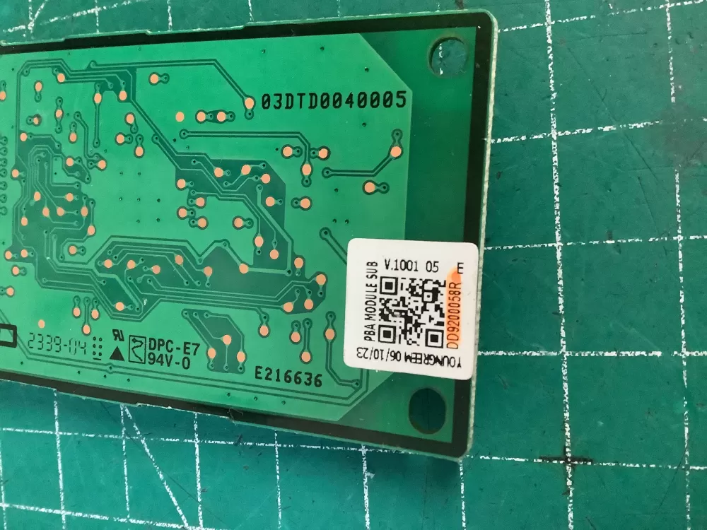 Samsung DD92-000 Dishwasher Display Control Board AZ225404 | NR325